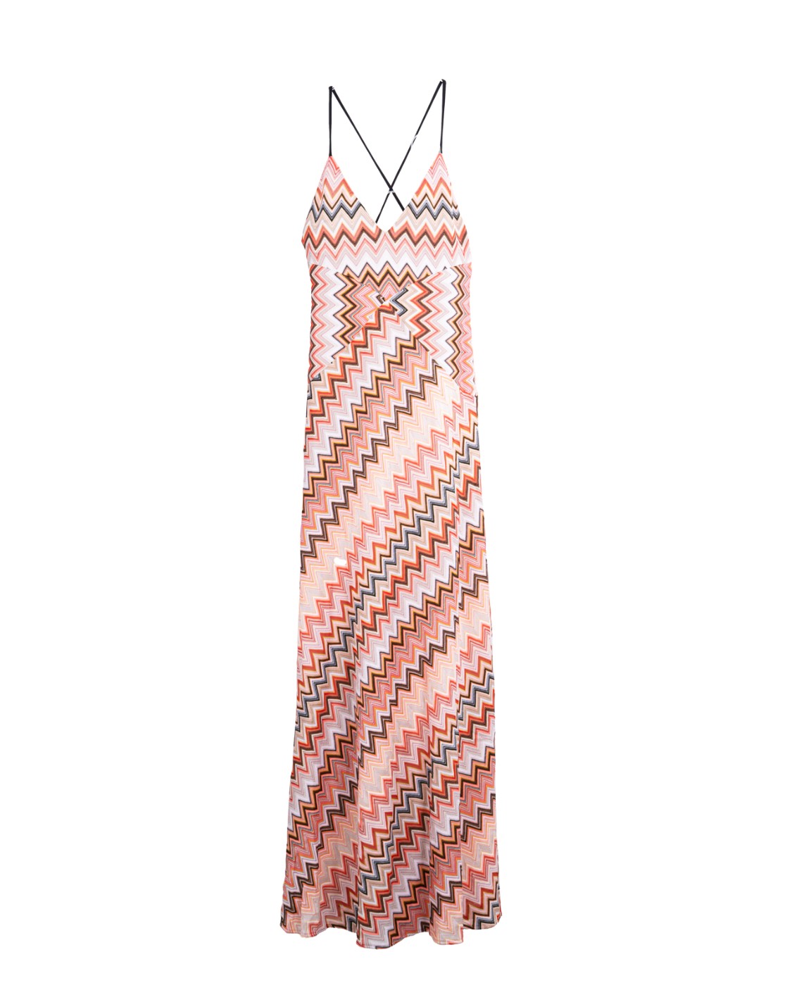 shop MISSONI  Abito: Missoni abito lungo patchwork con motivo zig zag e spalline incrociate.
Abito lungo.
Motivo patchwork.
Iconico motivo a zig zag.
Spalline incrociate.
Composizione: 52%Cotone, 48%Viscosa.
Made in Italy.. DS25SG27 BR00ZU-SM9KX number 1150212